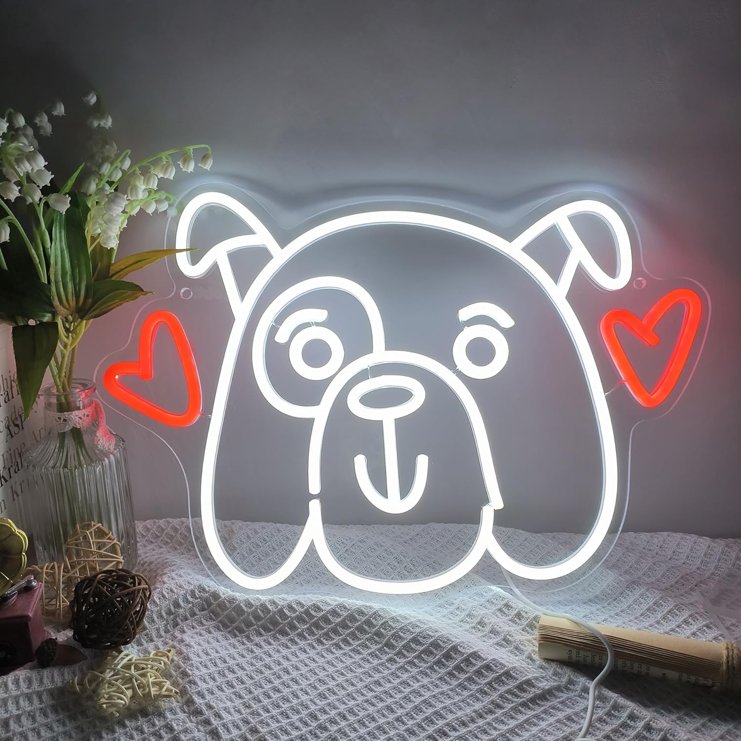 Party Games Shop - Love Dog Neon Sign LED Neon