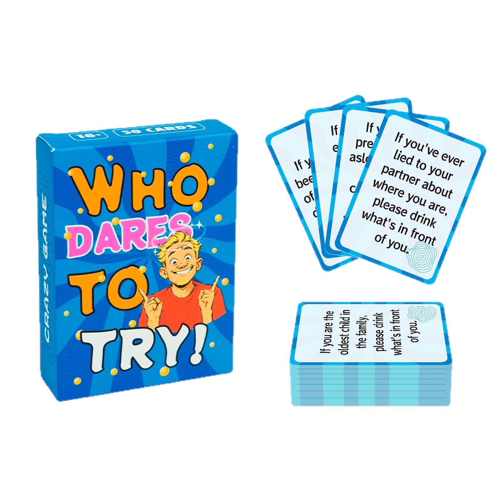 Party Games Cards - 50PCS English Drinking Game Cards Fun