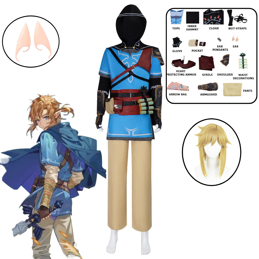 Link Cosplay Costume Game Tear – Party Games Kids And Adults recenzja i cena