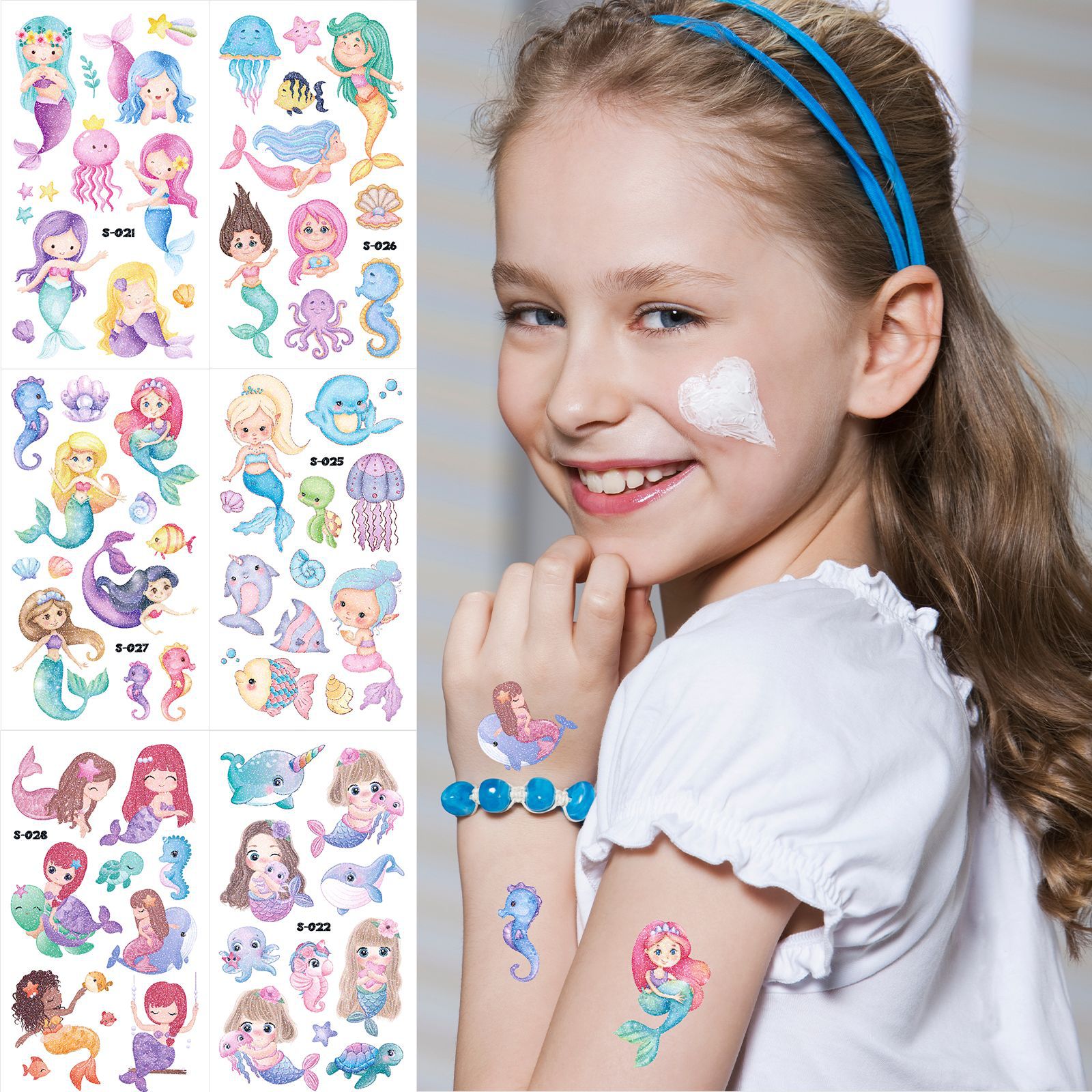 12Pcs Mermaid Girl Slap Bracel – Party Games Graduation recenzja i cena