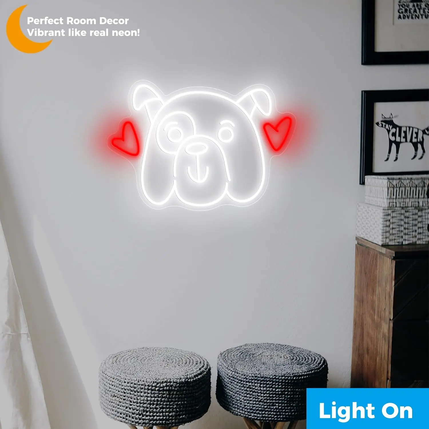 Love Dog Neon Sign LED Neon Li – Party Games Shop recenzja i cena