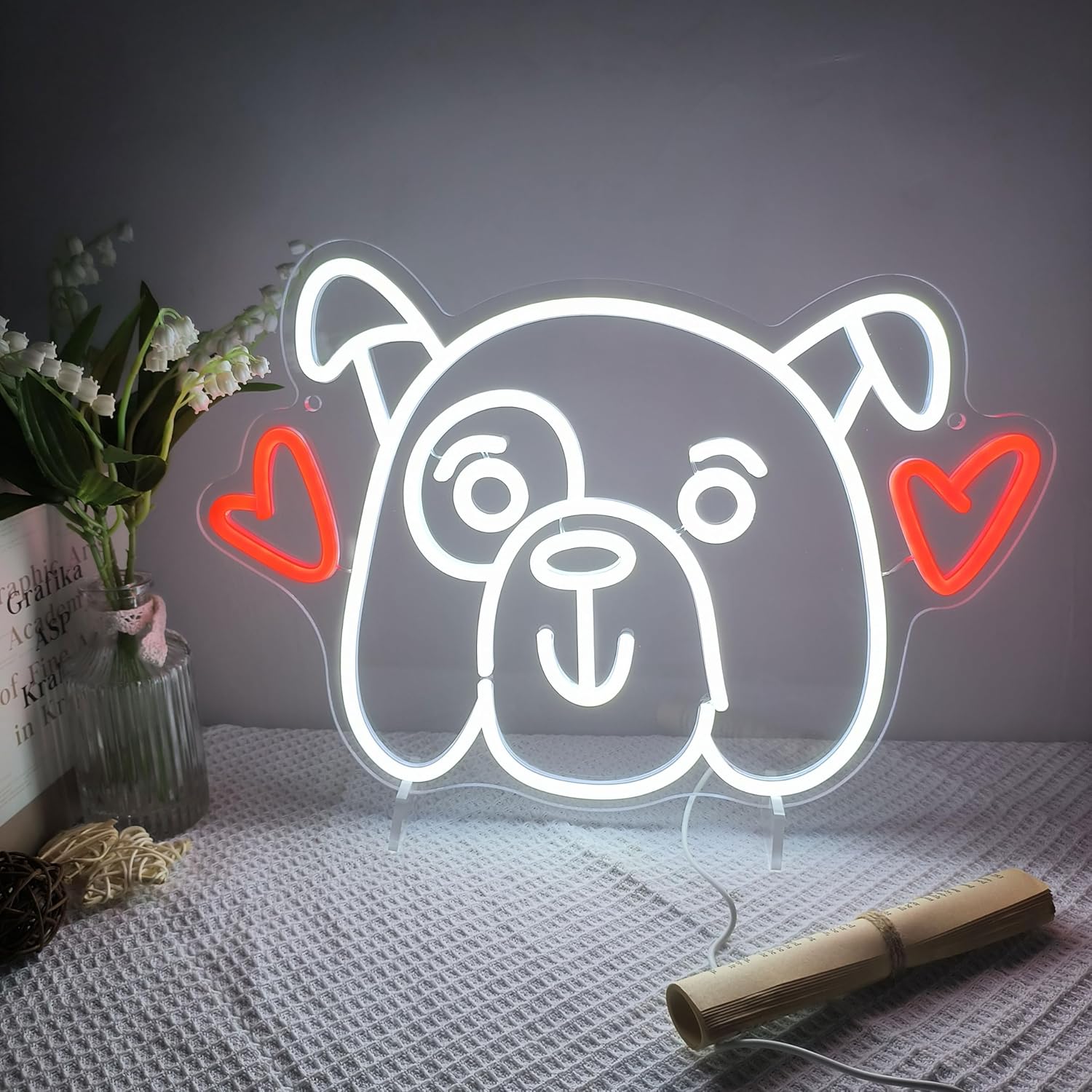 Love Dog Neon Sign LED Neon Li – Party Games Shop recenzja i cena
