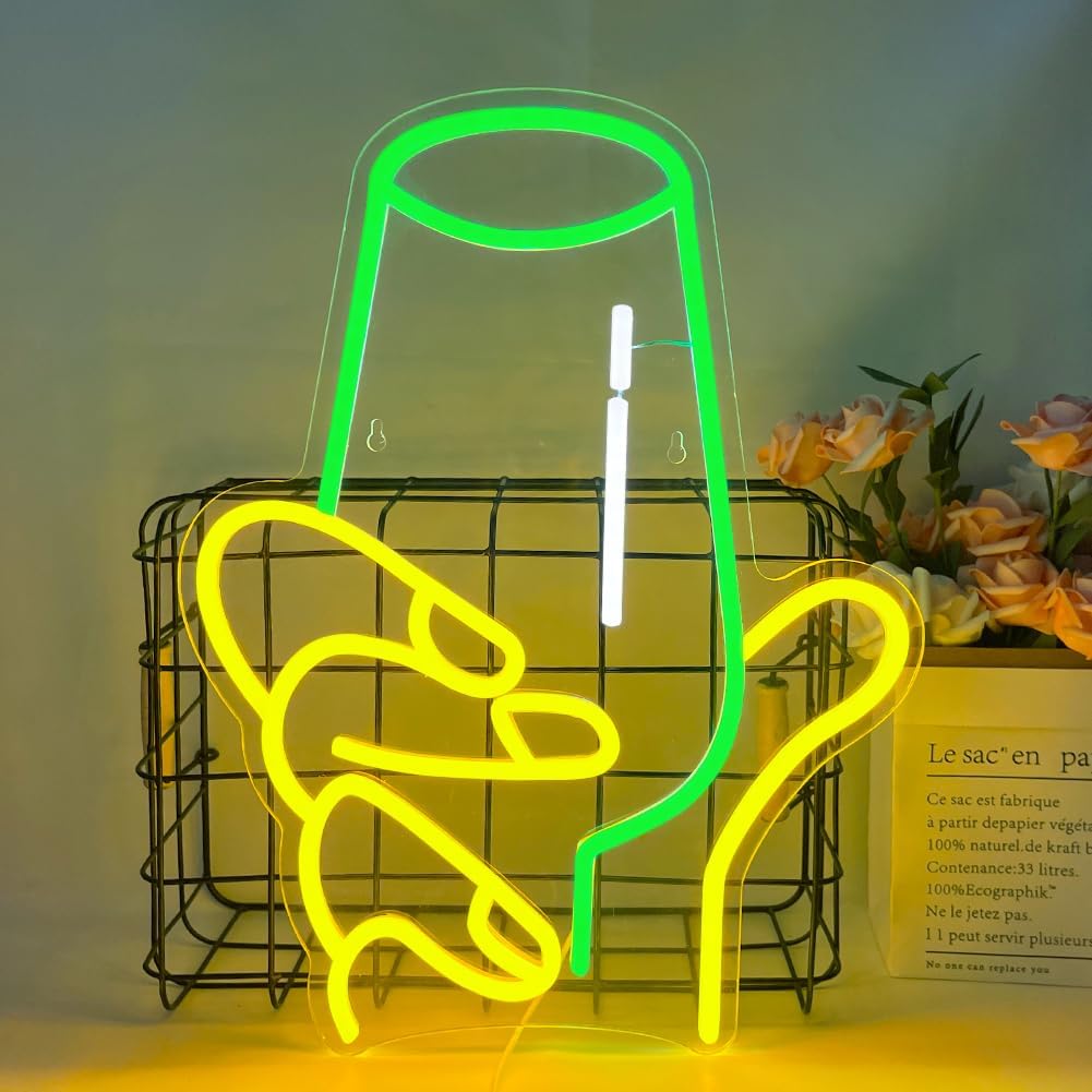Wine Glass in Hand LED Neon Si – Party Games Shop recenzja i cena