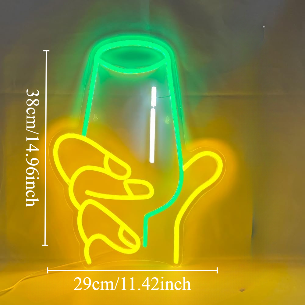 Wine Glass in Hand LED Neon Si – Party Games Shop recenzja i cena