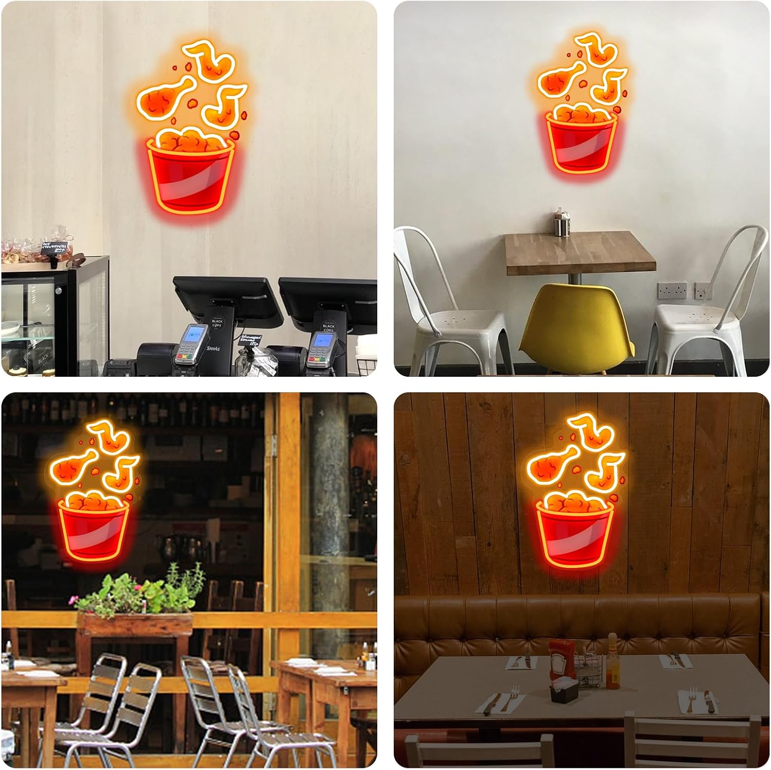 Fried Chicken Neon Sign USB Di – Party Games Shop recenzja i cena