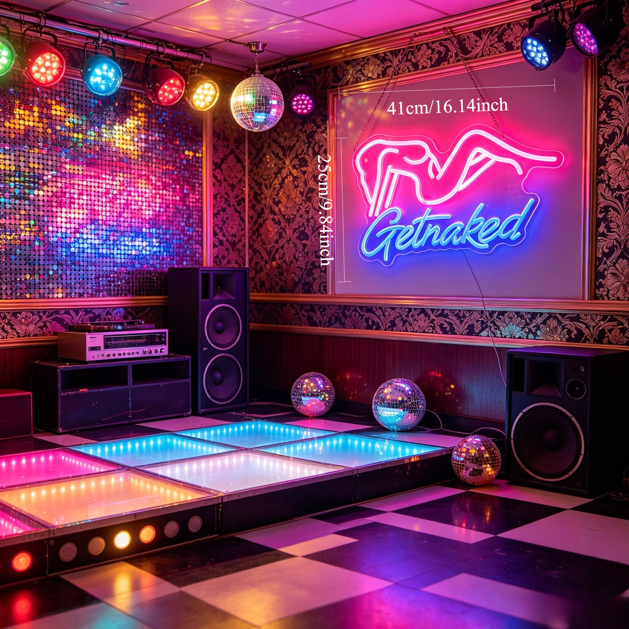 LED Neon Light Sign Lady Body  – Party Games Shop recenzja i cena