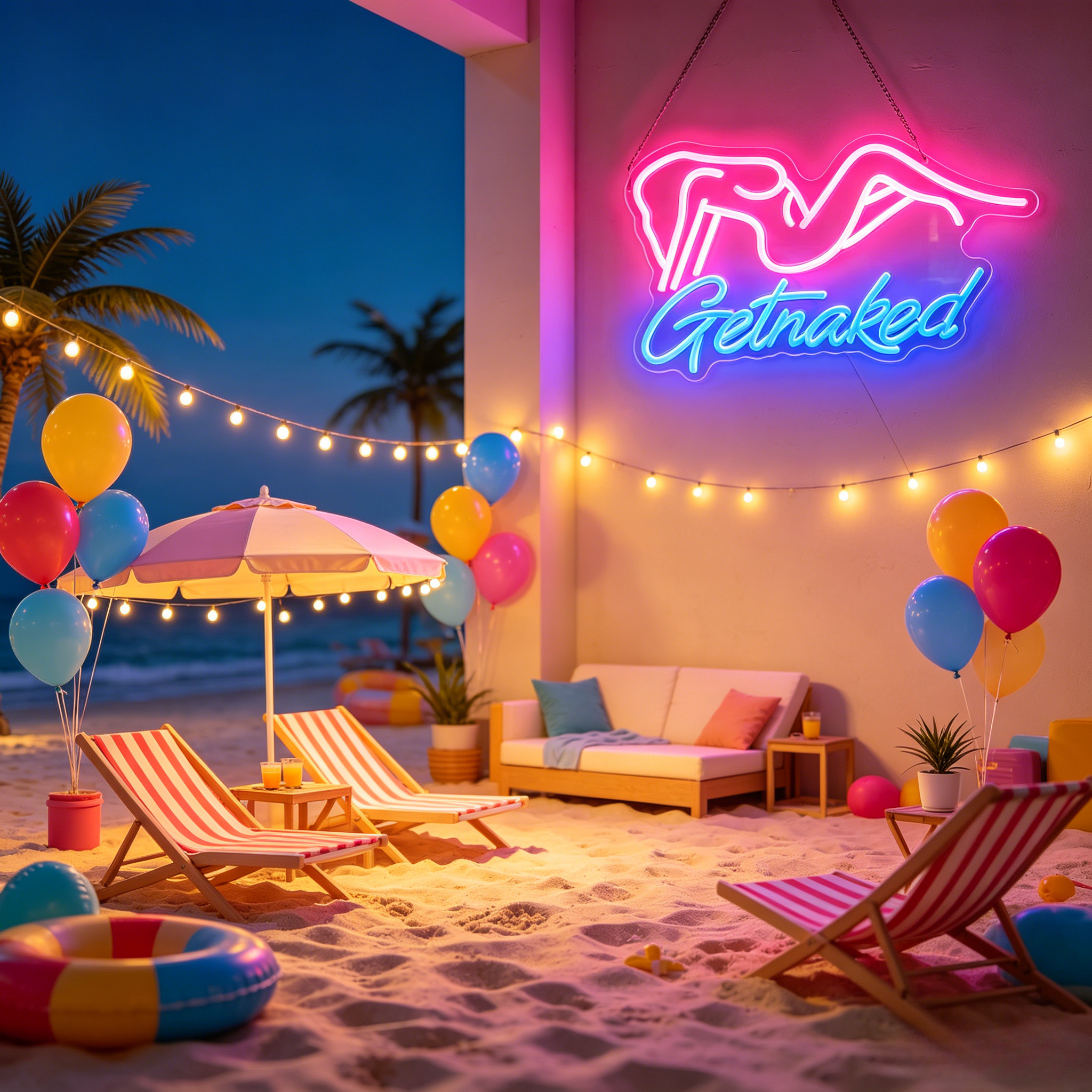 LED Neon Light Sign Lady Body  – Party Games Shop recenzja i cena