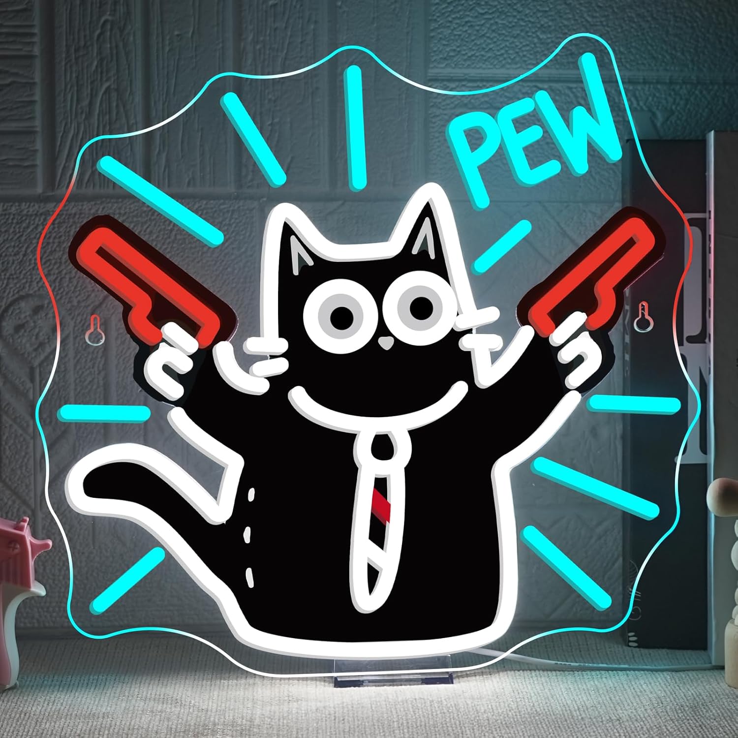 Cat Neon Sign USB Dimmable LED – Party Games Shop recenzja i cena
