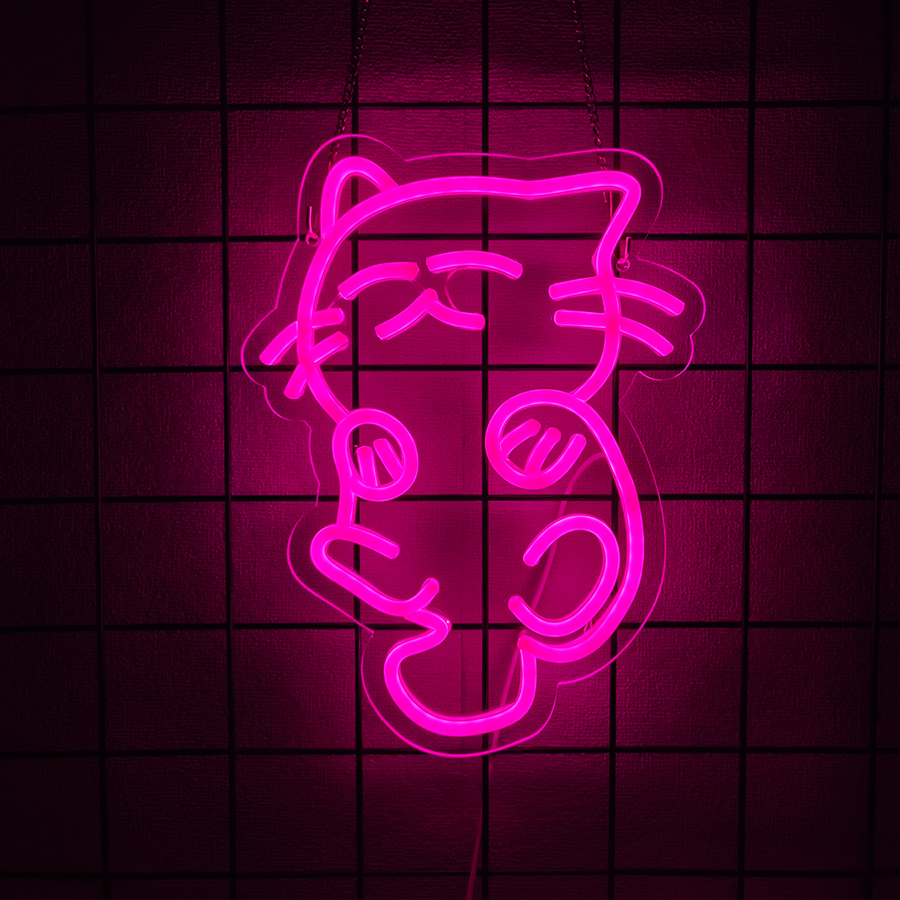 Cat Series Neon Sign For Wall  – Party Games Shop recenzja i cena