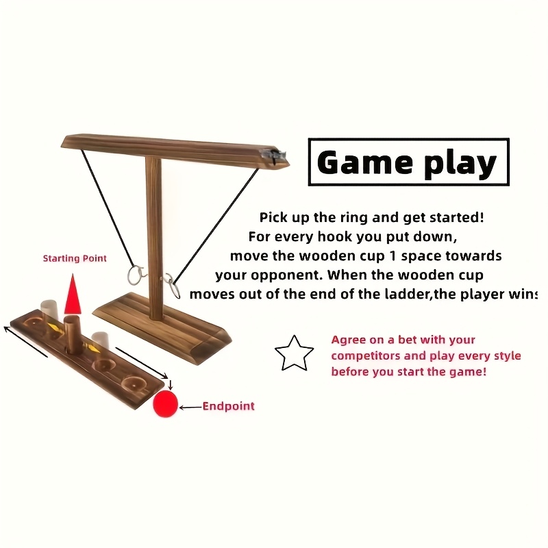 1pc/2pcs Wooden Ring Toss Game – Quick Games Party recenzja i cena