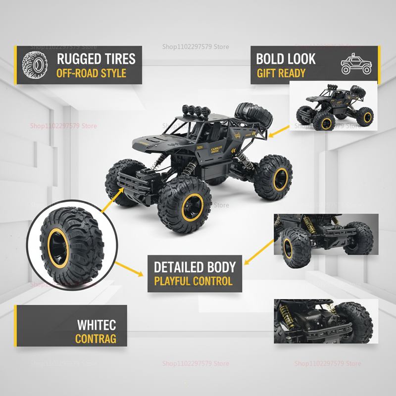 1:12 Scale All Terrain RC Cars – Party Games At Christmas recenzja i cena