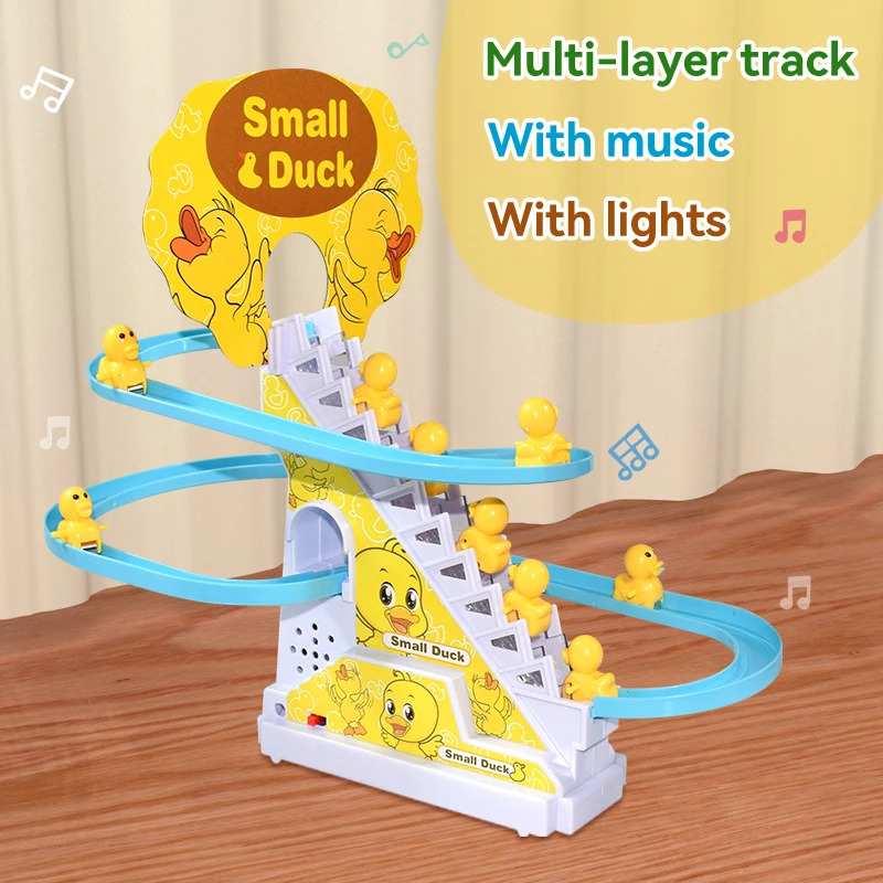 Automatic Climbing Duck Track  – Ladder Toss Set recenzja i cena