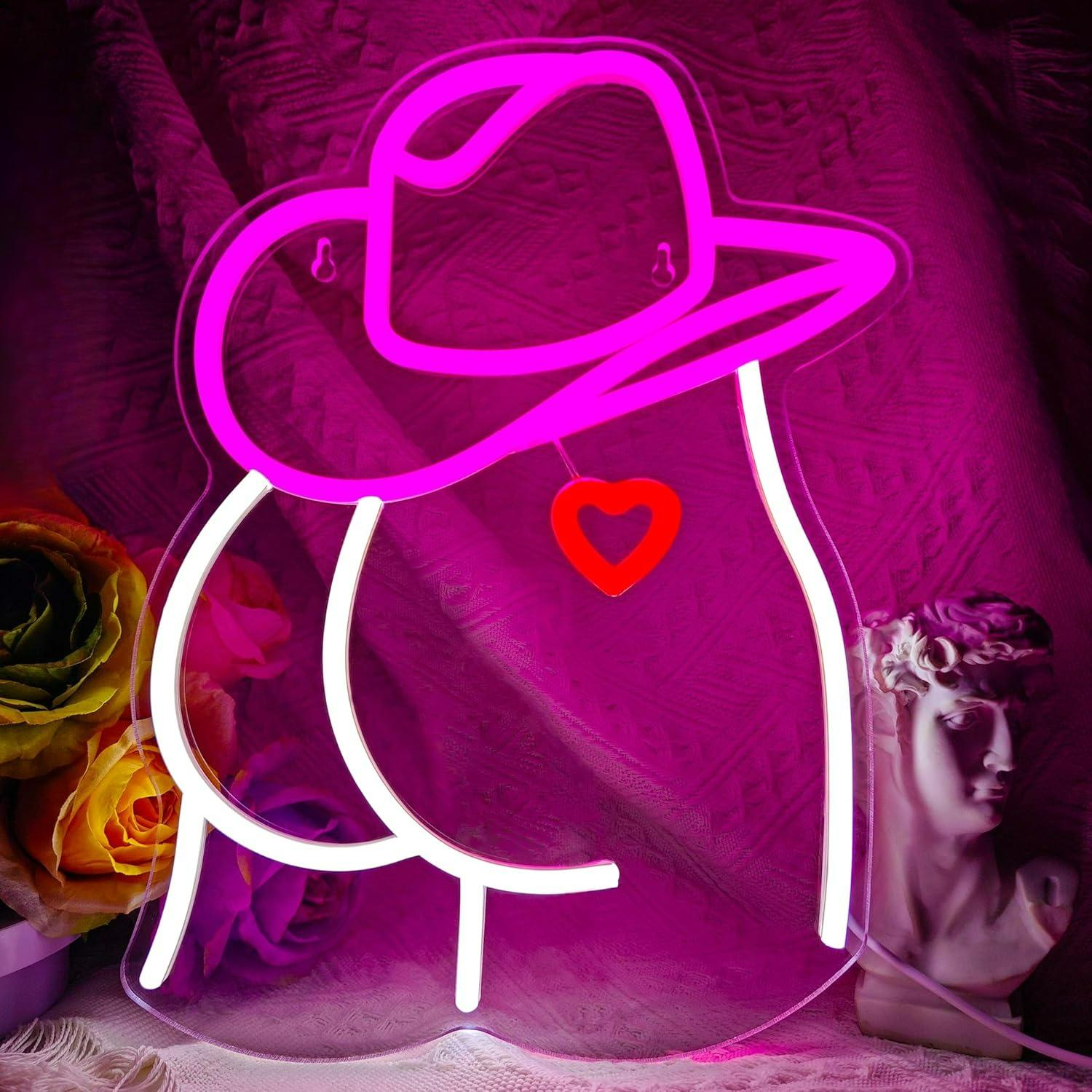 Cowgirl Neon Sign Dimmable LED – Party Games Christmas recenzja i cena