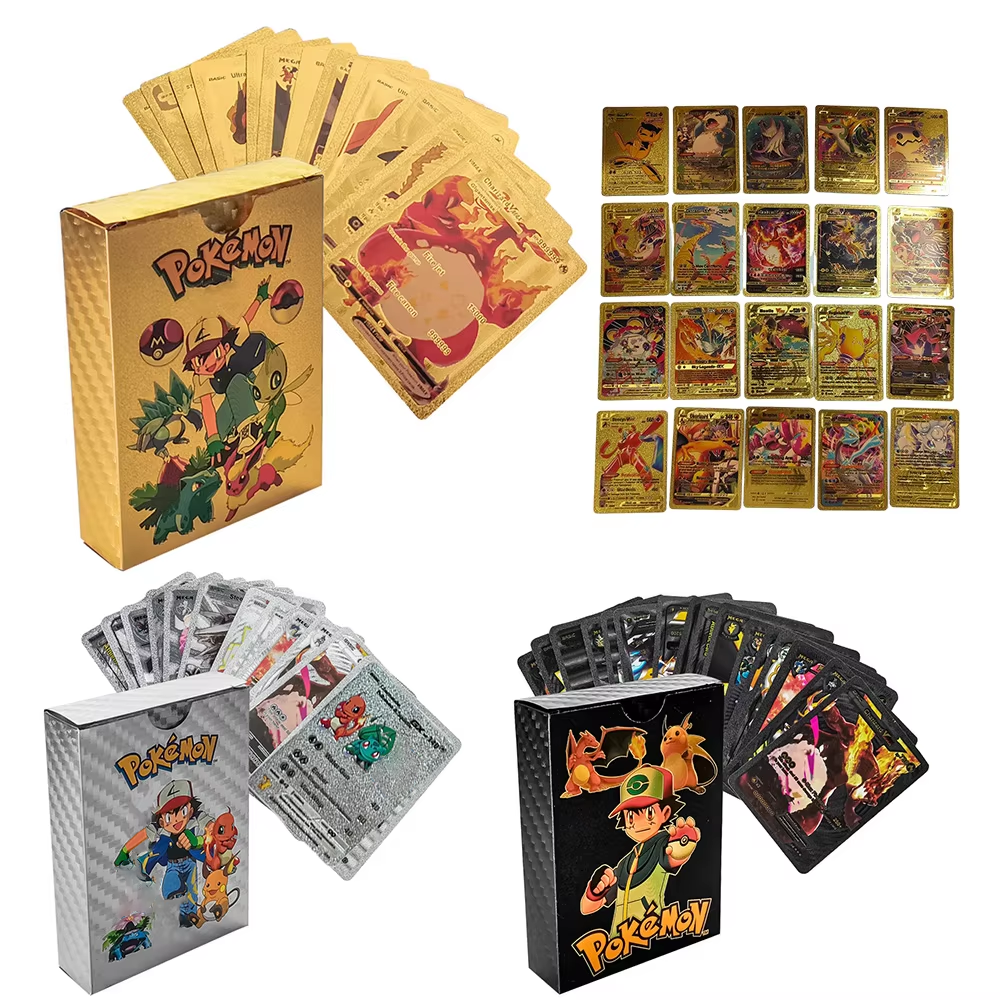 55PCS Pokemon Cards Vmax GX Go – Party Games Cards recenzja i cena