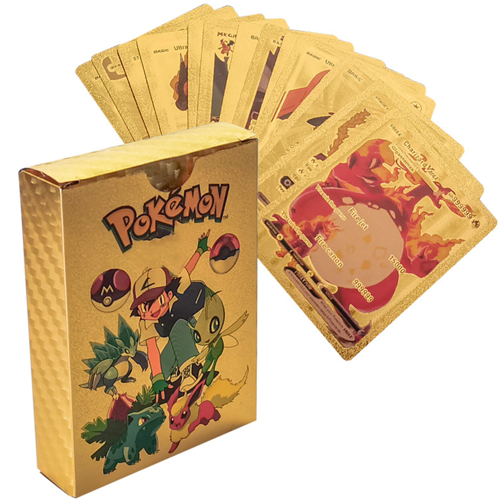 55PCS Pokemon Cards Vmax GX Go – Party Games Cards recenzja i cena