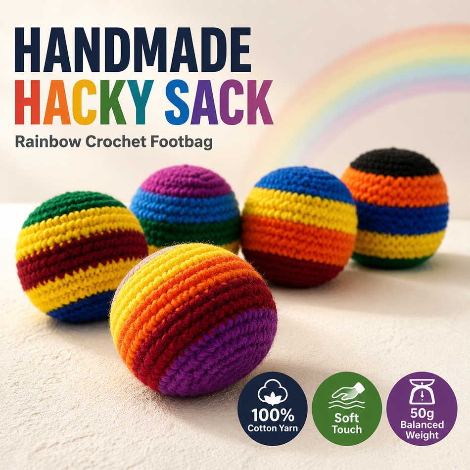 Hacky Sack Rainbow Striped Han – Party Games Group recenzja i cena