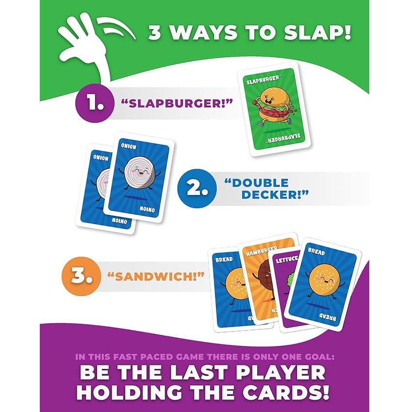 Slapburger Card Game – Fast-Pa – Quick Games Party recenzja i cena