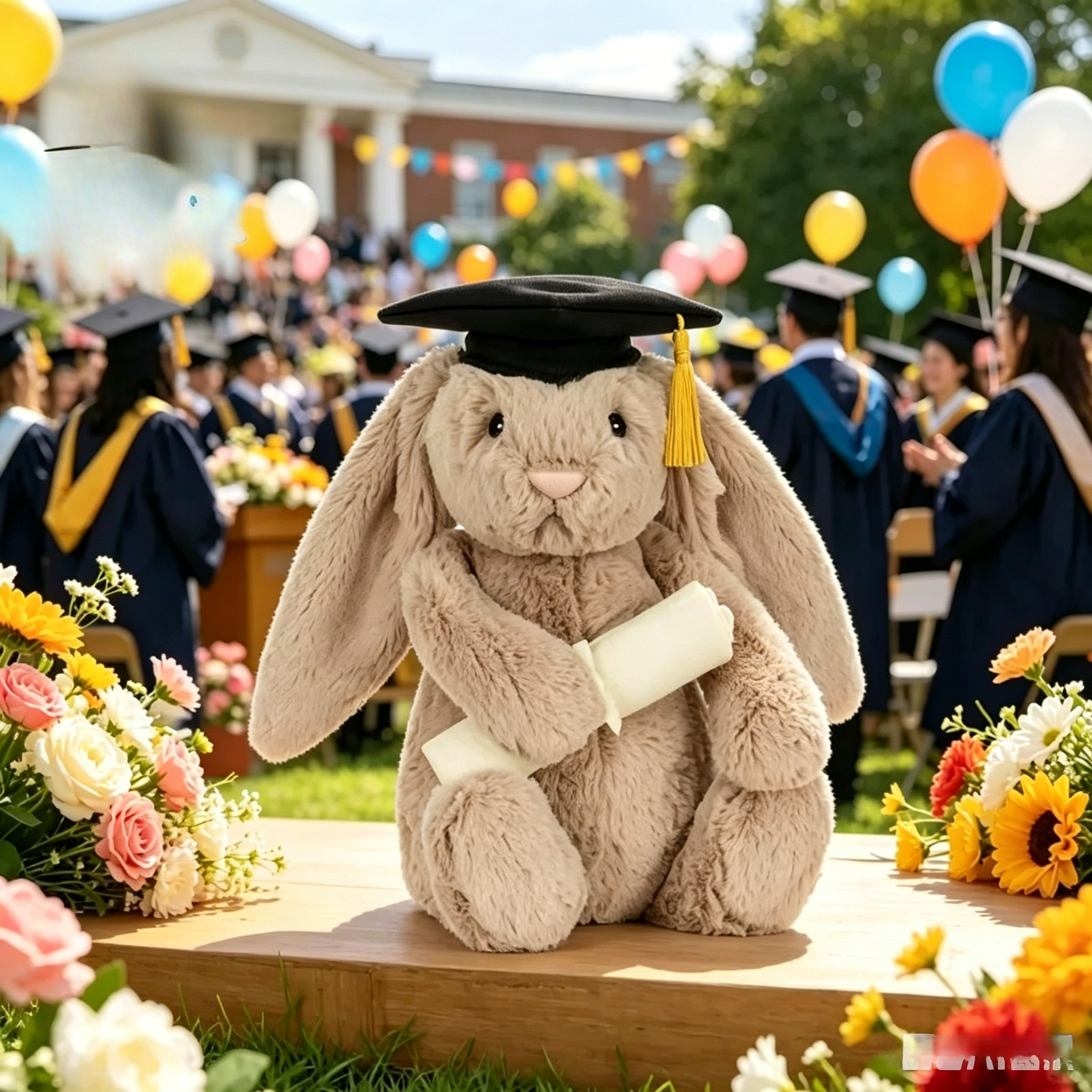 Shy Bunny Graduation Outfit Gr – Party Games Graduation recenzja i cena