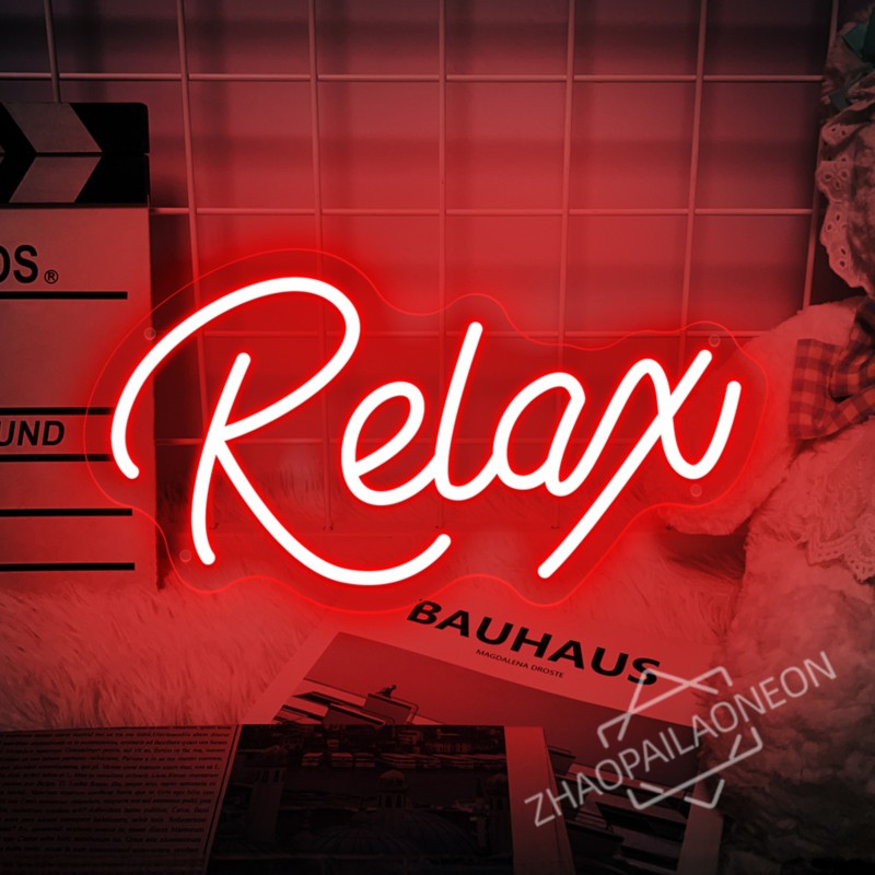 Relax  LED Neon Signs Massage  – Party Games Shop recenzja i cena