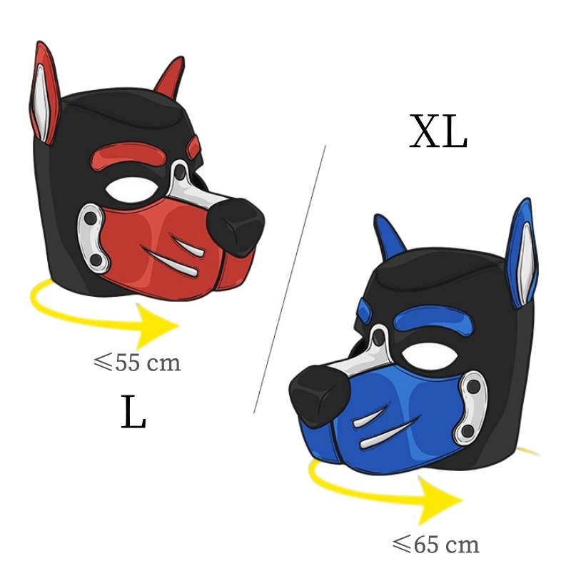 Erotic Colorful Dog Hood Mask  – Party Games Shop recenzja i cena
