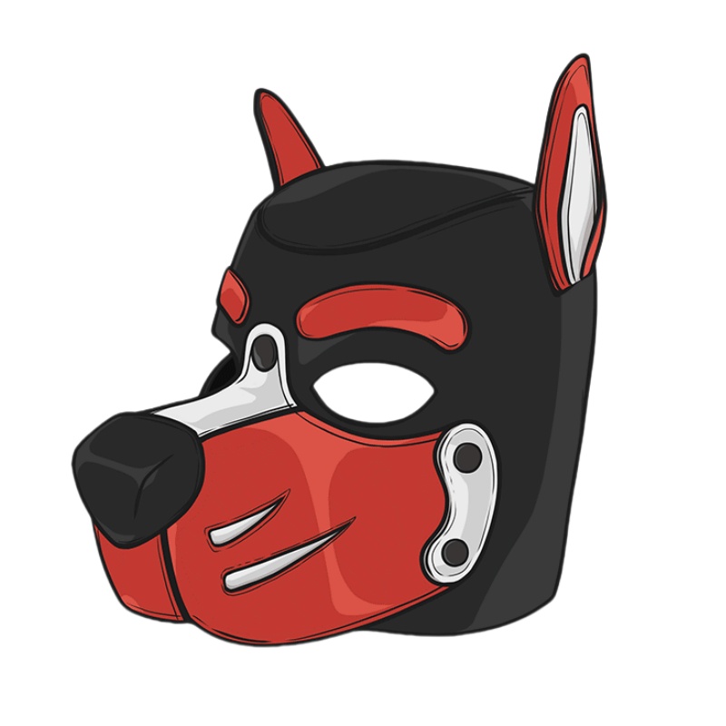 Erotic Colorful Dog Hood Mask  – Party Games Shop recenzja i cena