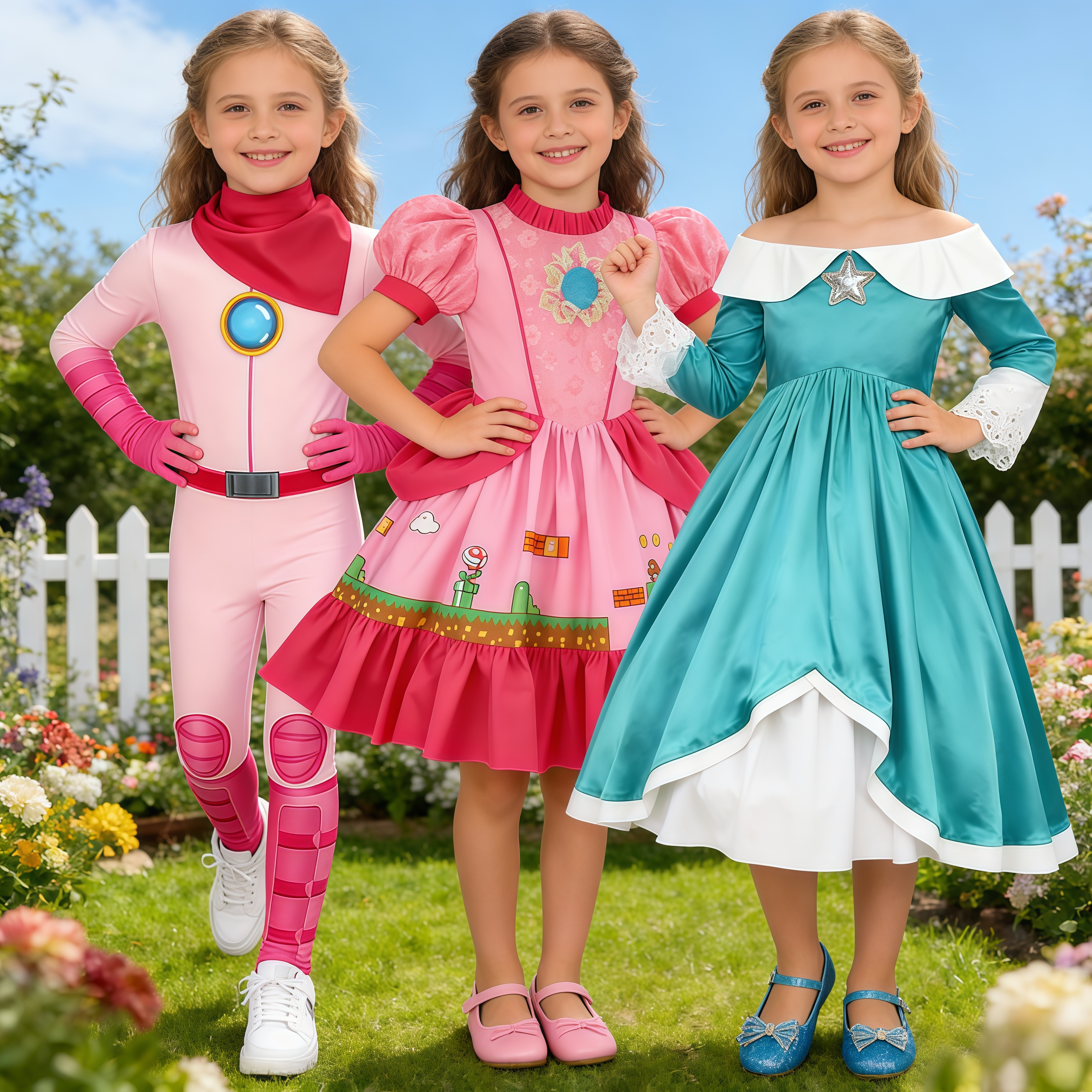 Girls Peach Princess Jumpsuit  – Party Games Group recenzja i cena
