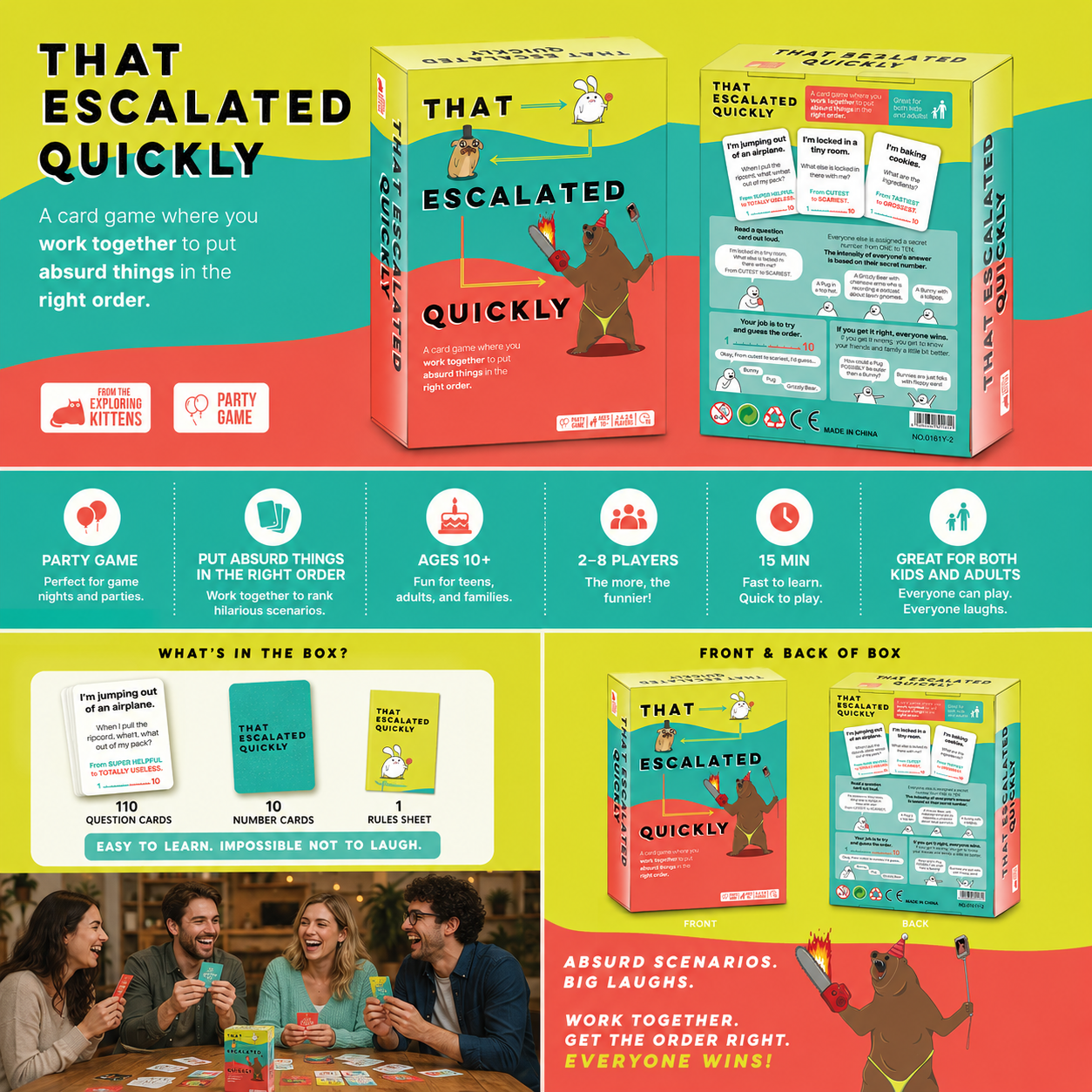 That Escalated Quickly Card Ga – Quick Games Party recenzja i cena