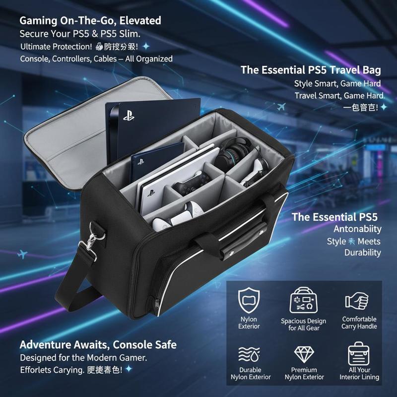 Game Console Suitcase 17x12x7  – Party Games In Ps5 recenzja i cena