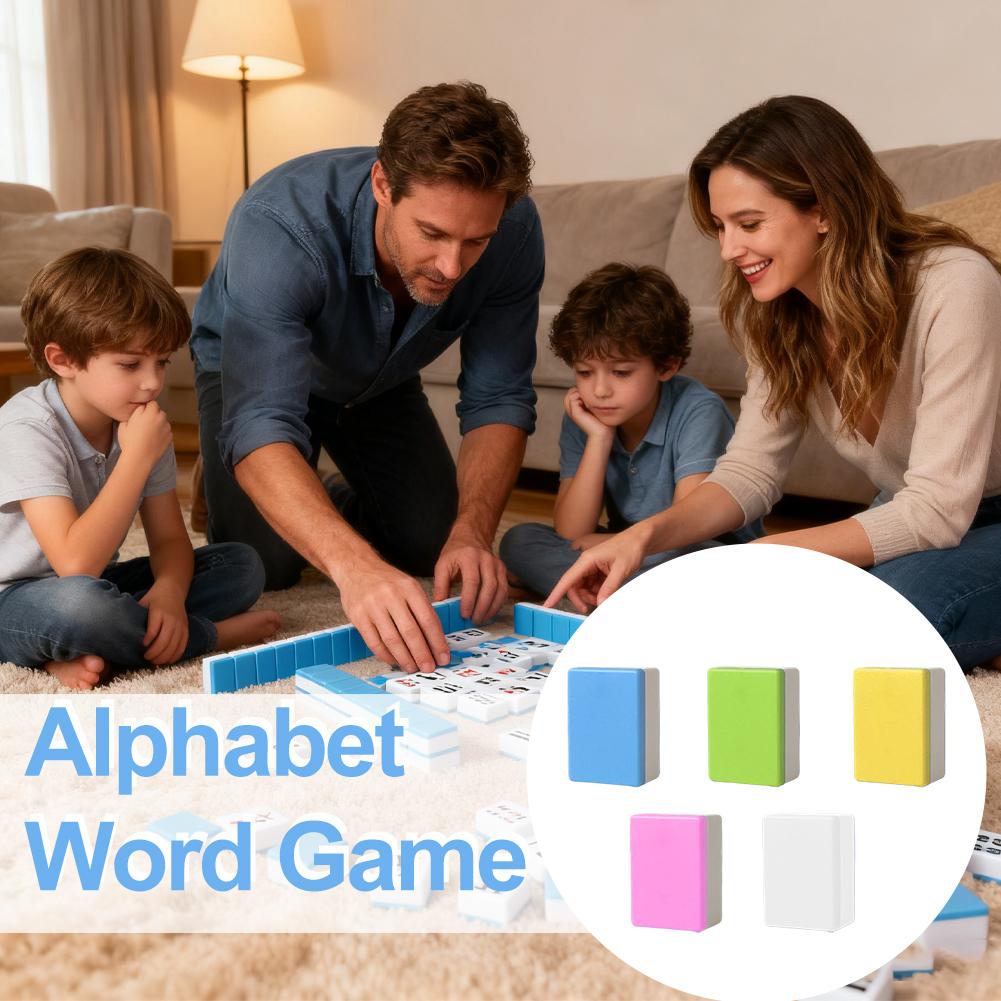 Kids Alphabet Mahjong Set Word – Party Games Kids And Adults recenzja i cena