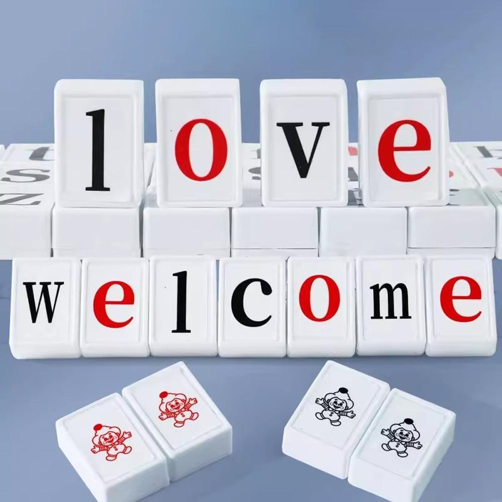 Kids Alphabet Mahjong Set Word – Party Games Kids And Adults recenzja i cena