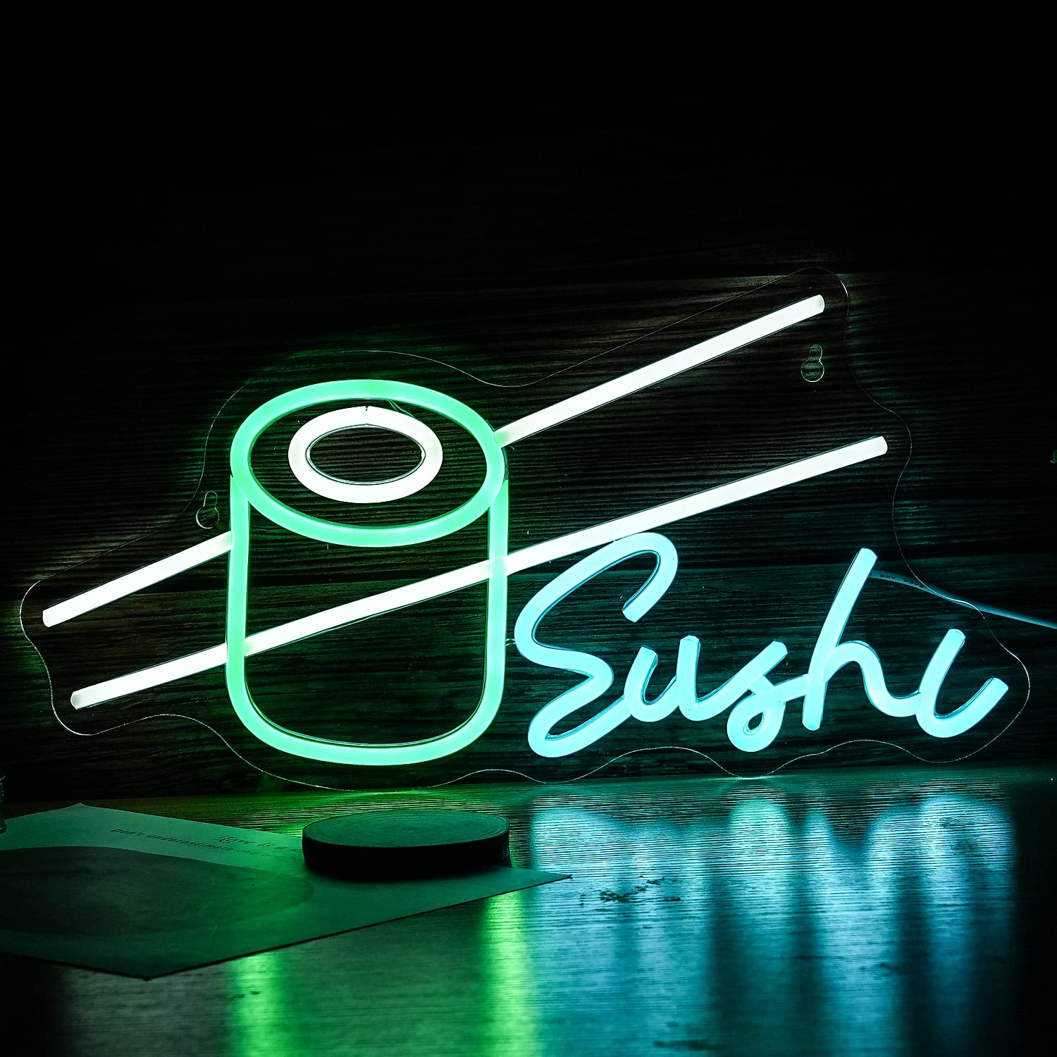Sushi Neon Sign Bar Wine Glass – Party Games Shop recenzja i cena