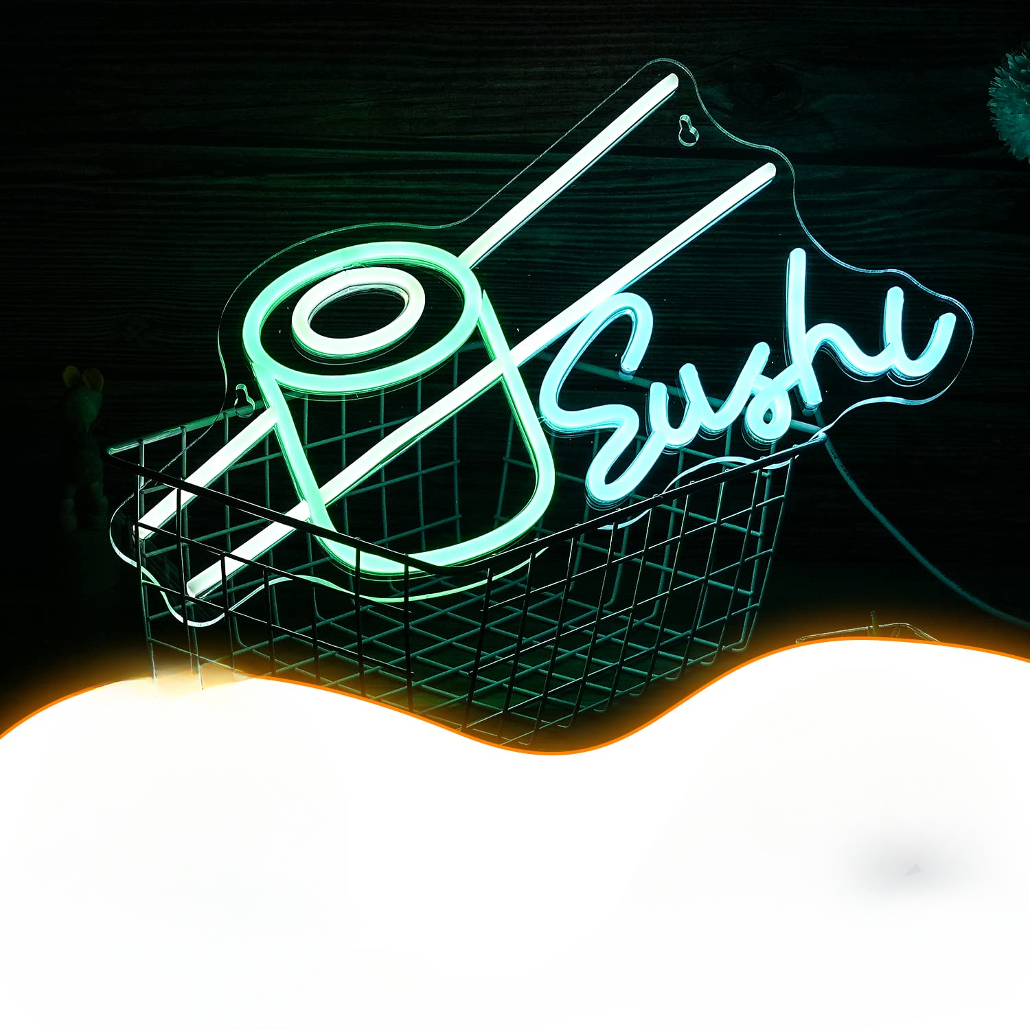 Sushi Neon Sign Bar Wine Glass – Party Games Shop recenzja i cena