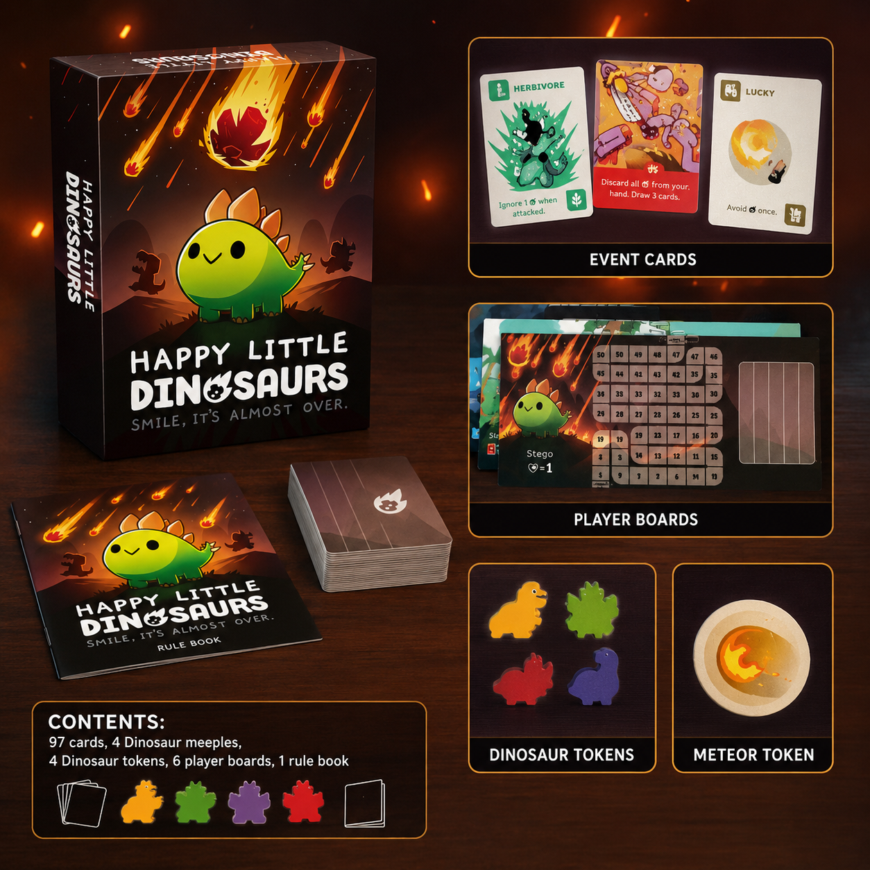 Happy Little Dinosaurs Cute Su – Party Games Kids And Adults recenzja i cena